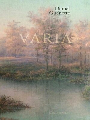 cover image of Varia